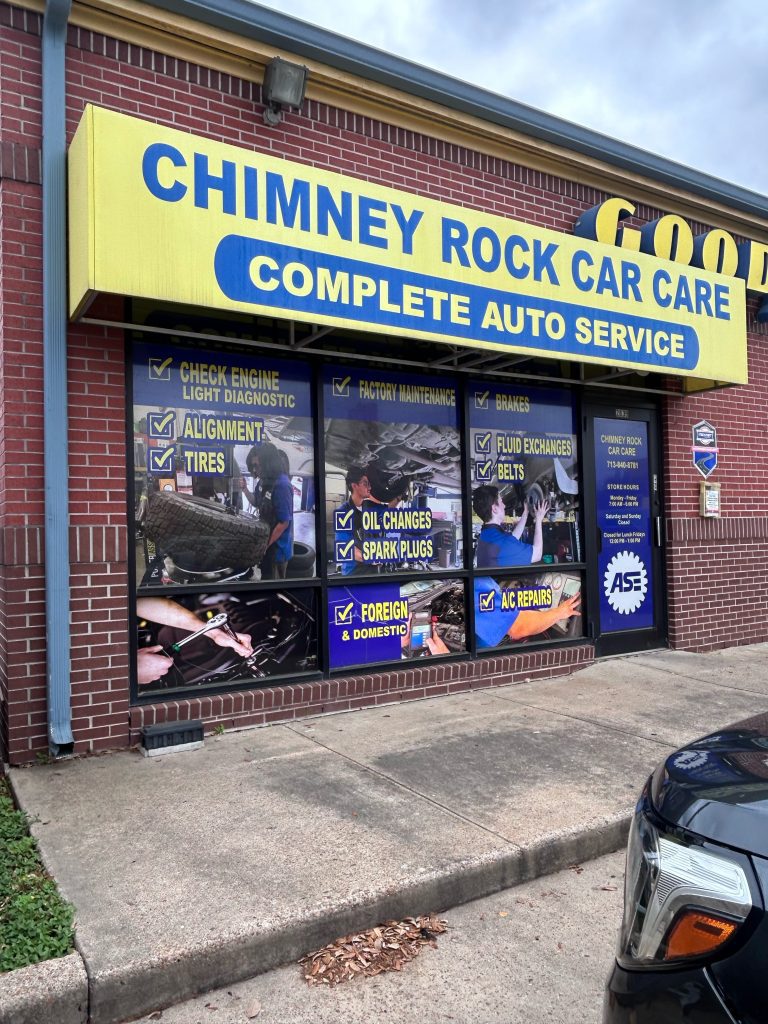 Chimney Rock Car Care storefront on Chimney Rock Road in Houston