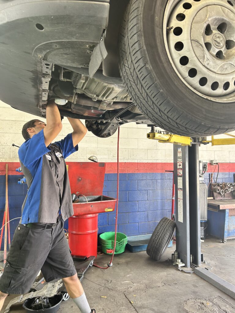 Houston rodeo car service inspection at Chimney Rock Car Care