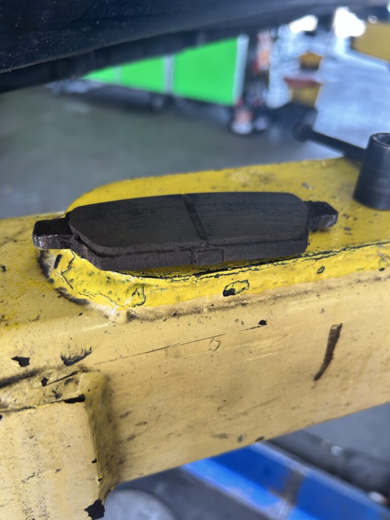 Worn brake pad replacement brake repair Houston TX
